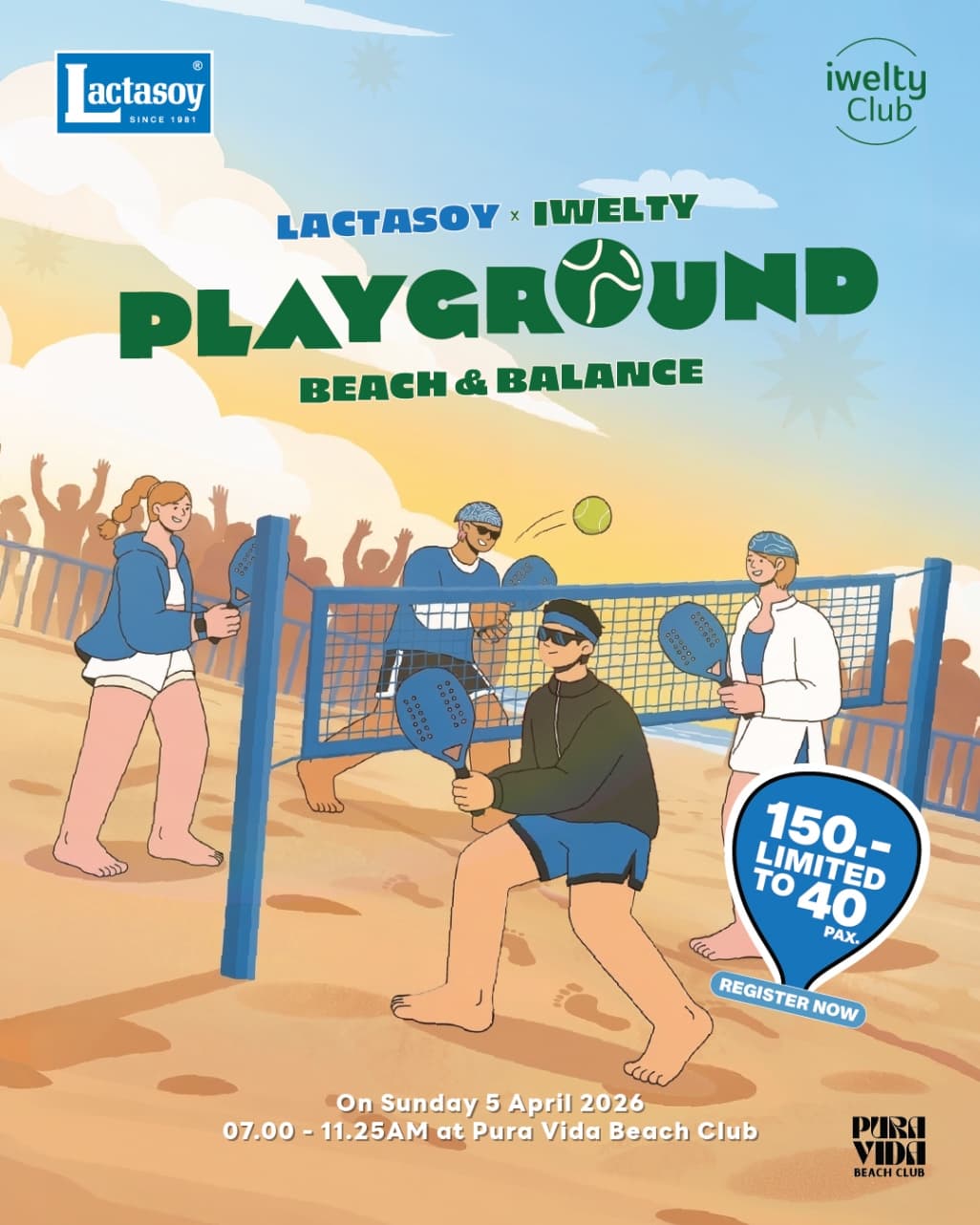 LACTASOY x IWELTY PLAYGROUND - Beach & Balance - Image 1