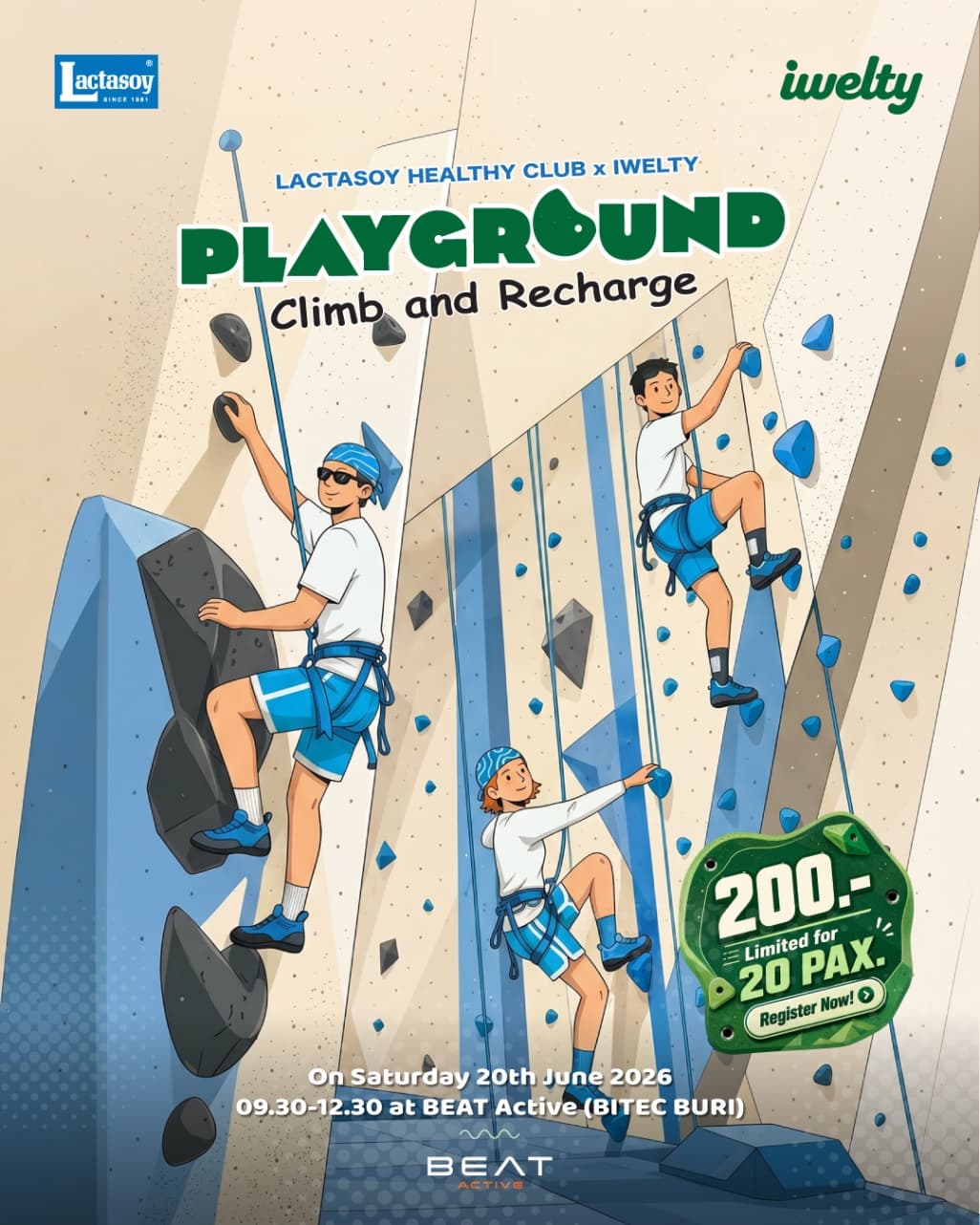 LACTASOY x IWELTY PLAYGROUND - Climb & Recharge - Image 1
