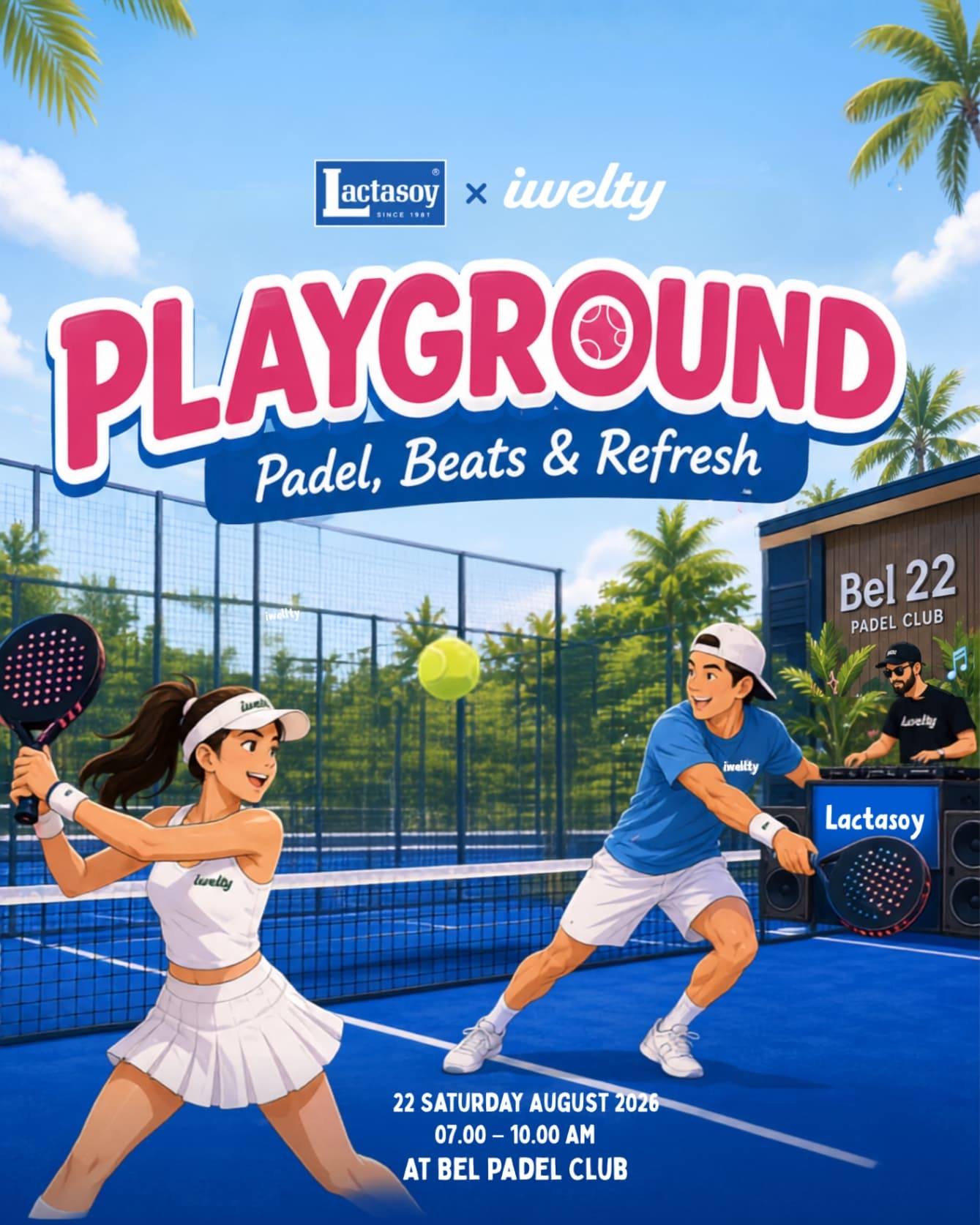 PLAYGROUND: Padel, Beats & Refresh - Image 1