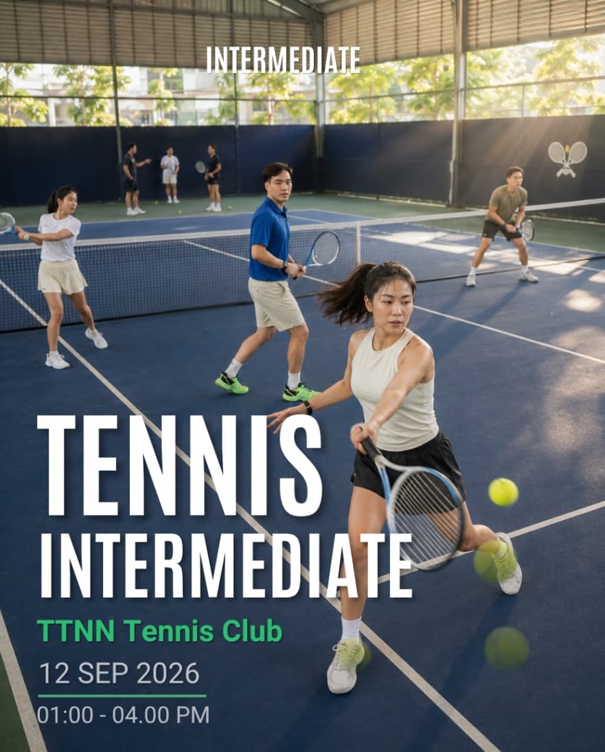 CLASS - Intermediate Tennis - Image 1