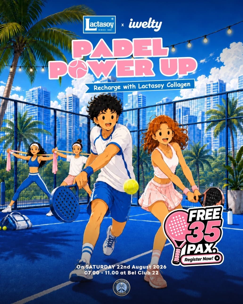 LACTASOY x IWELTY - PADEL POWER UP : Recharge with Lactasoy Collagen - Image 1